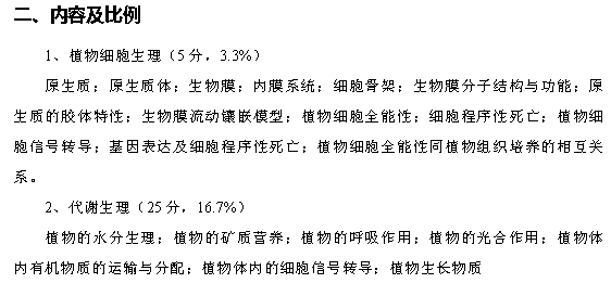 西南科技大学2021年硕士研究生招生考试农业知识综合一（代码339）考试大纲②